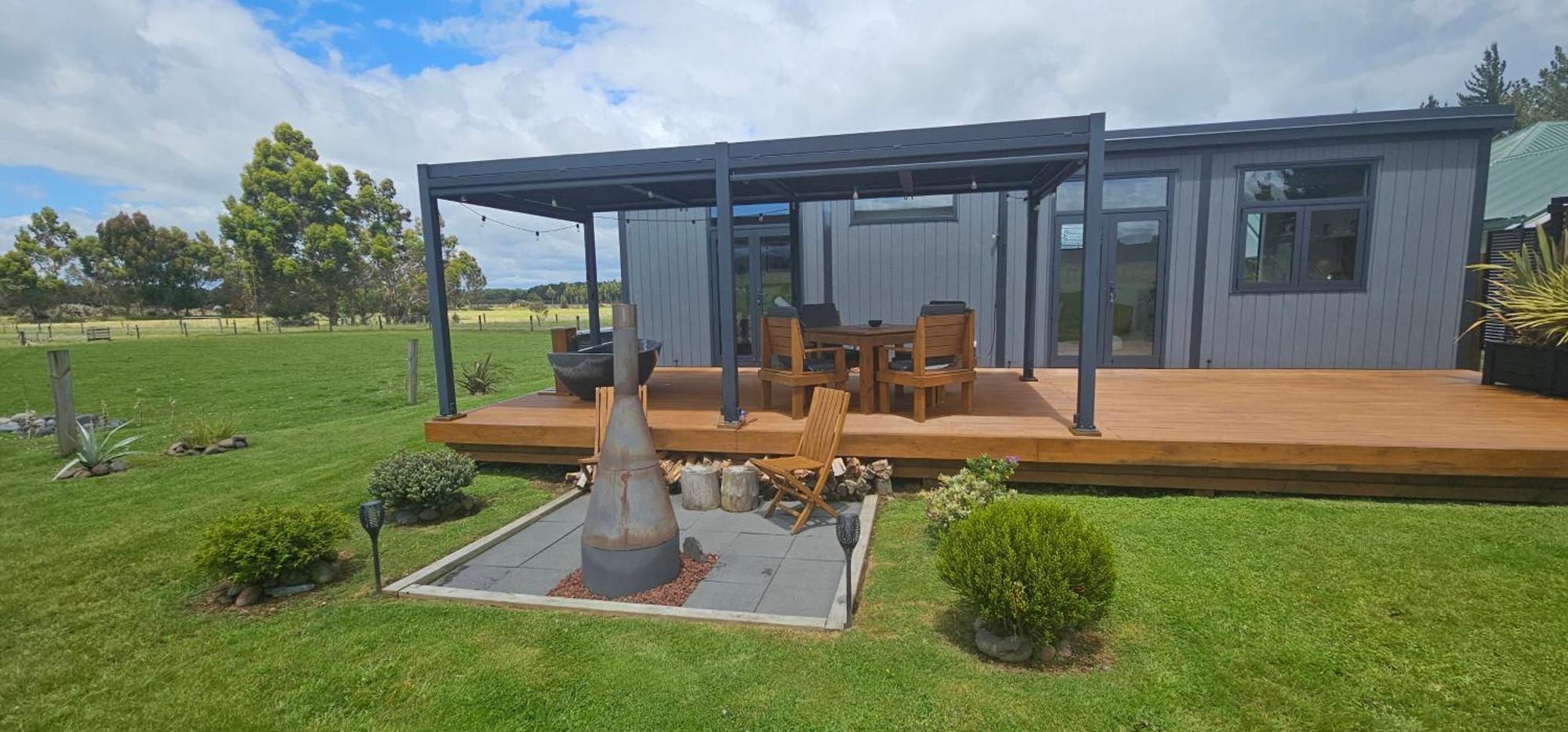 Mangateitei Views - Rangataua Tiny Home Ohakune Eksteriør billede