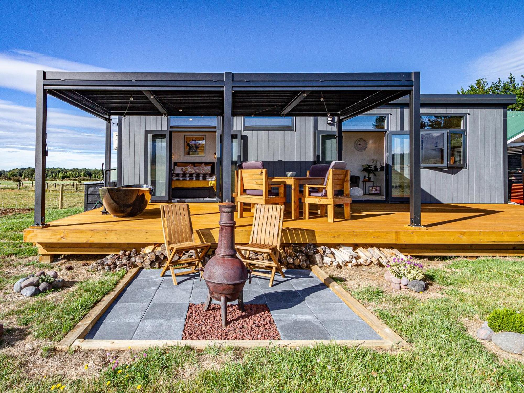 Mangateitei Views - Rangataua Tiny Home Ohakune Eksteriør billede
