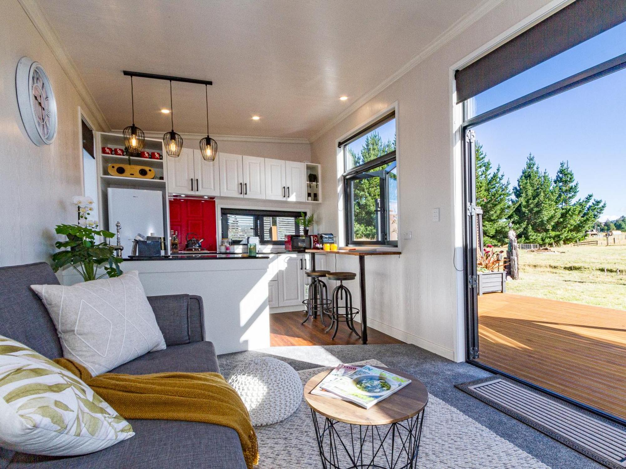 Mangateitei Views - Rangataua Tiny Home Ohakune Eksteriør billede